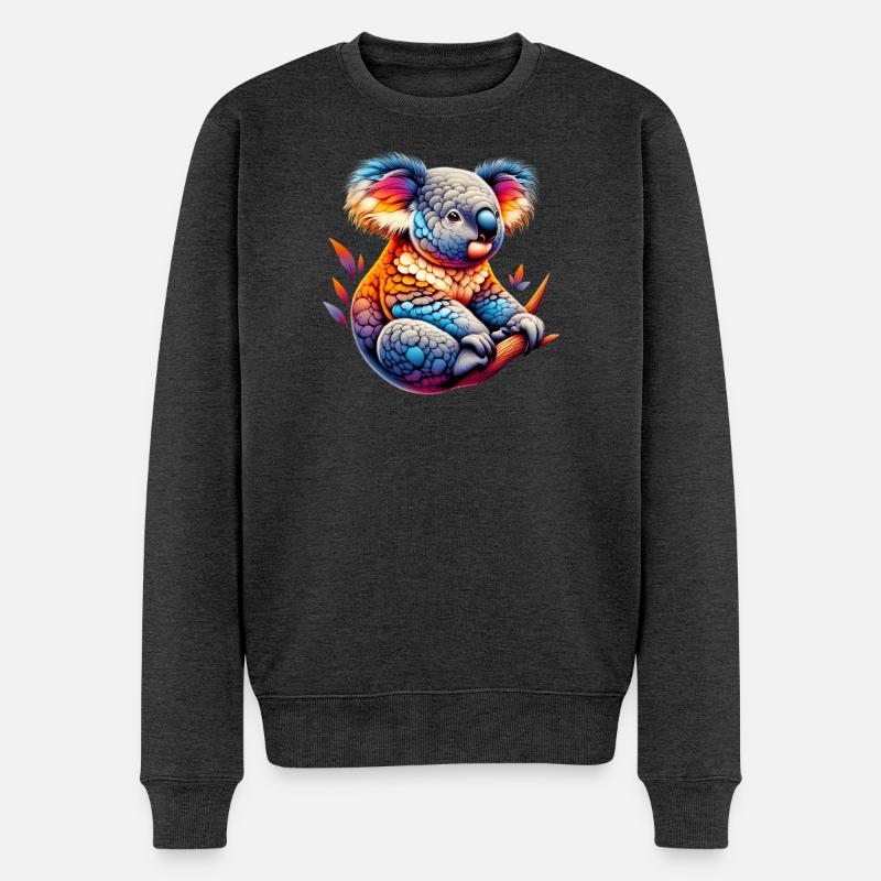 Koala - Pull Premium bio Homme - anthracite chiné