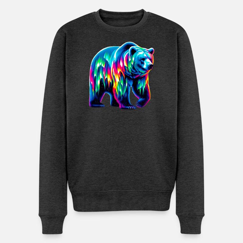 Ours - Pull Premium bio Homme - anthracite chiné