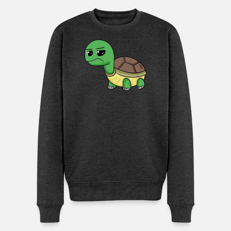 Tortue - Pull Premium bio Homme - anthracite chiné