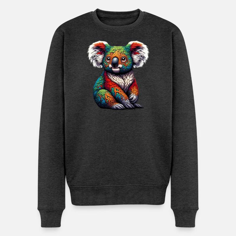 Koala - Pull Premium bio Homme - anthracite chiné