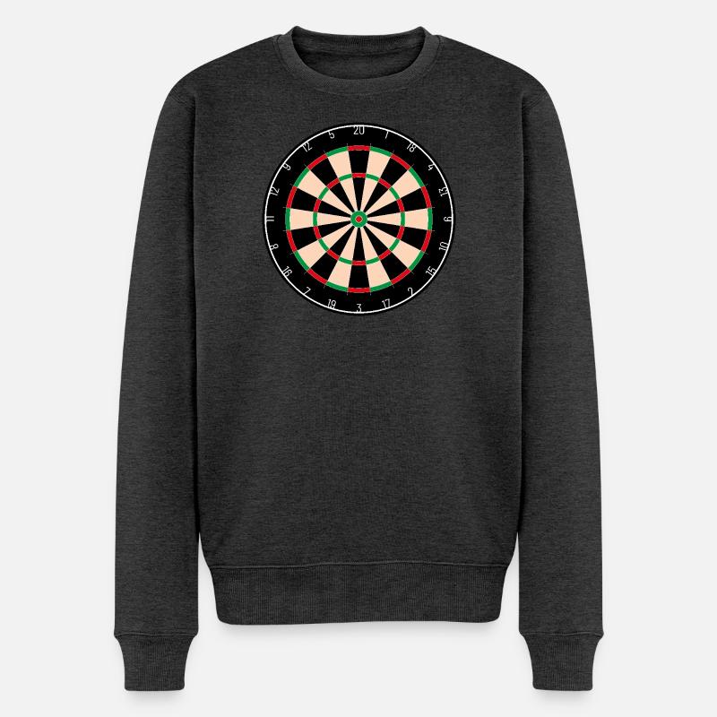 Jeu de fléchettes Classic Darts - Pull Premium bio Homme - anthracite chiné