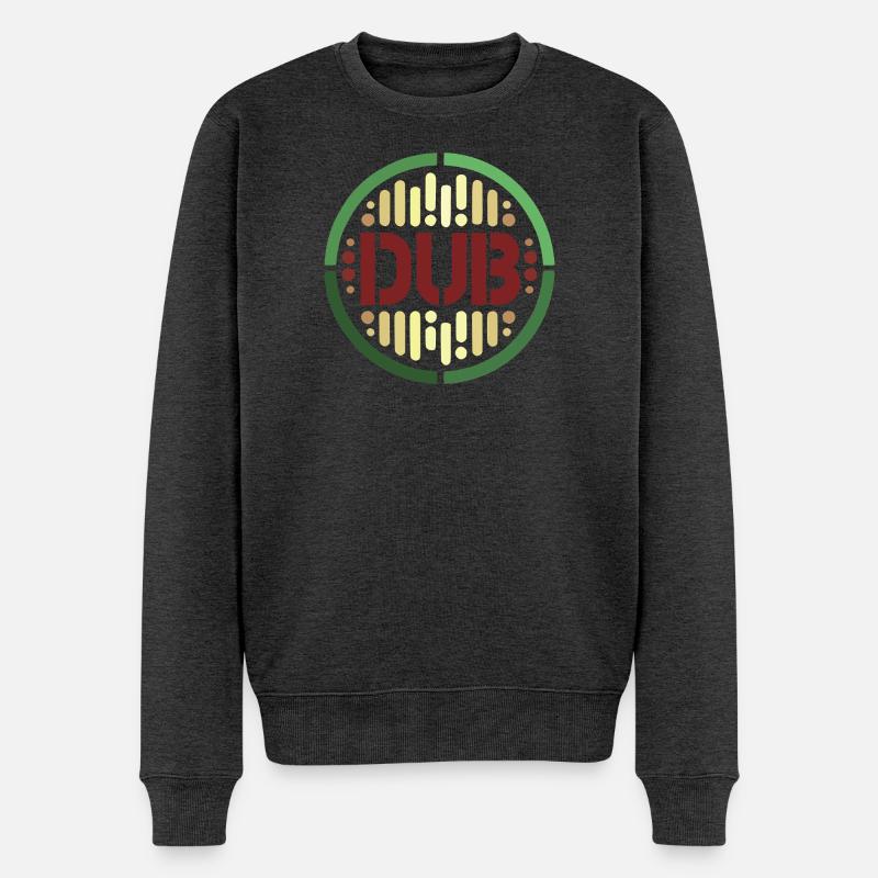 dub - Pull Premium bio Homme - anthracite chiné