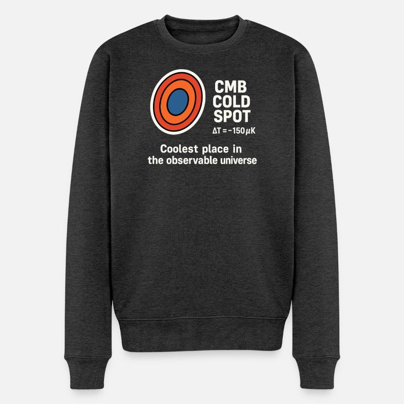 CMB Cold Spot - Männer Premium Bio Pullover - Anthrazit meliert