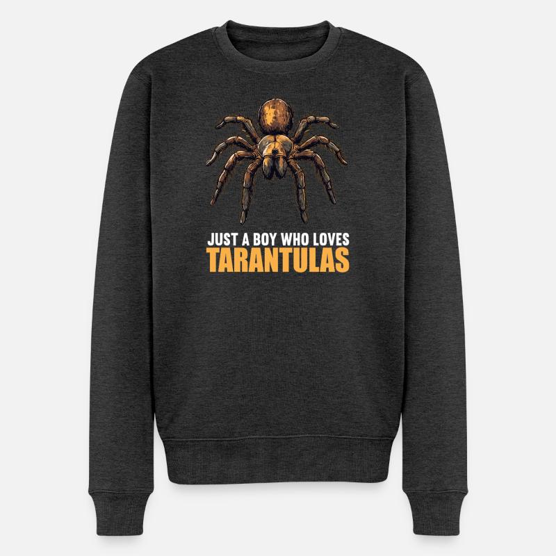Taranteln Tarantel - Männer Premium Bio Pullover - Anthrazit meliert
