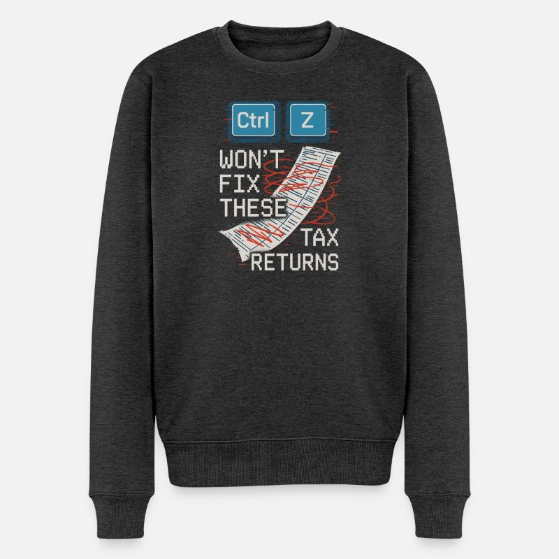 Buchhaltungsstudent Cpa Im Training Excel -witze - Männer Premium Bio Pullover - Anthrazit meliert