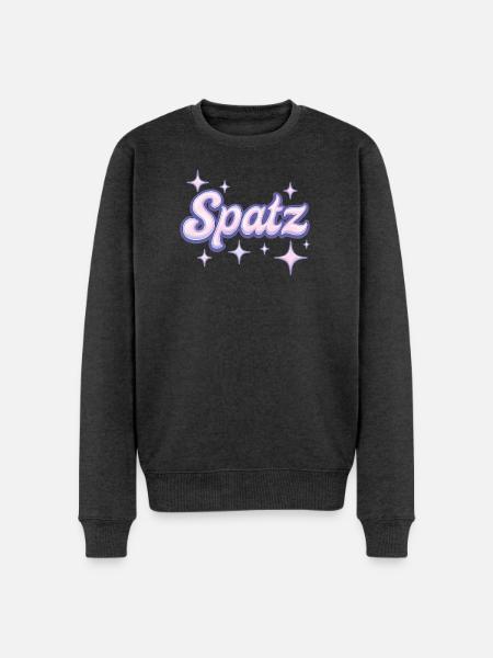 Spatz / Y2K Design - Pull Premium bio Homme - anthracite chiné