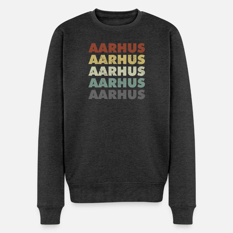 Aarhus - Danemark - Danemark - Scandinavie - Pull Premium bio Homme - anthracite chiné