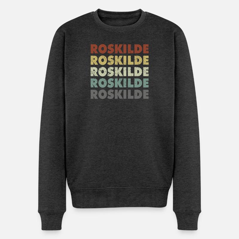 Roskilde - Danemark - Danemark - Scandinavie - Pull Premium bio Homme - anthracite chiné