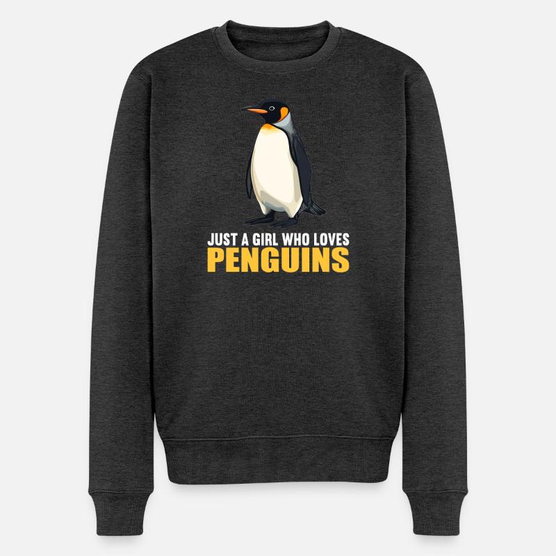 Pingouins Pingouin - Pull Premium bio Homme - anthracite chiné