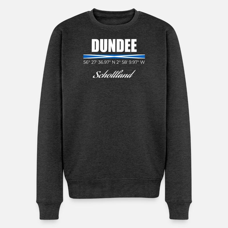 Dundee - Pull Premium bio Homme - anthracite chiné