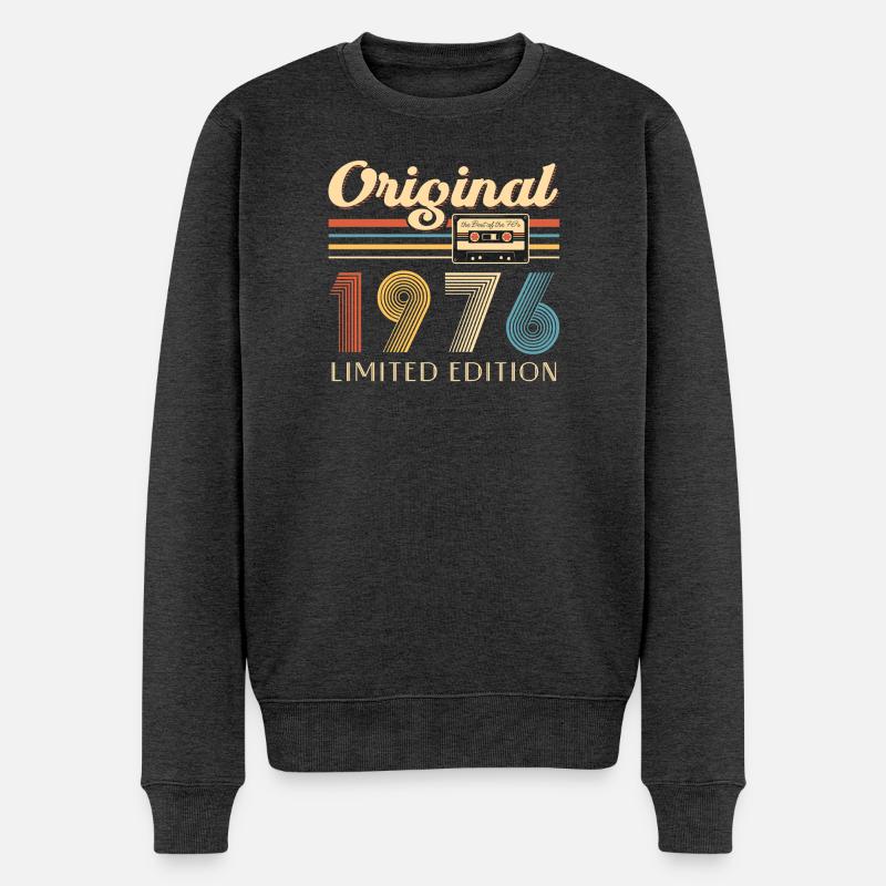50e anniversaire 50e anniversaire Original 1976 - Pull Premium bio Homme - anthracite chiné