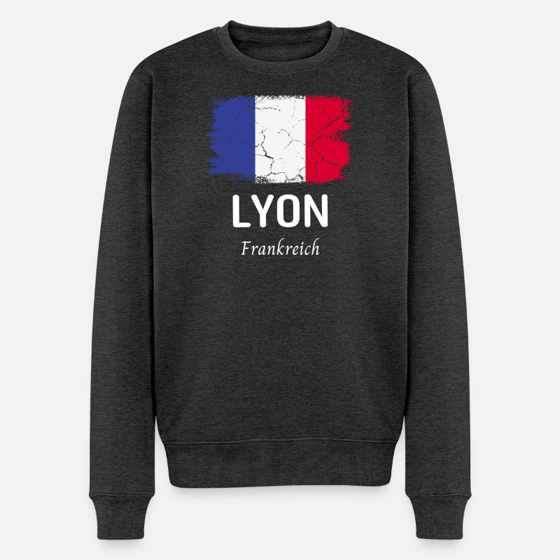 Lyon - Pull Premium bio Homme - anthracite chiné