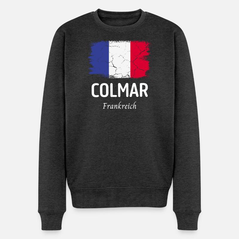 Colmar - Männer Premium Bio Pullover - Anthrazit meliert