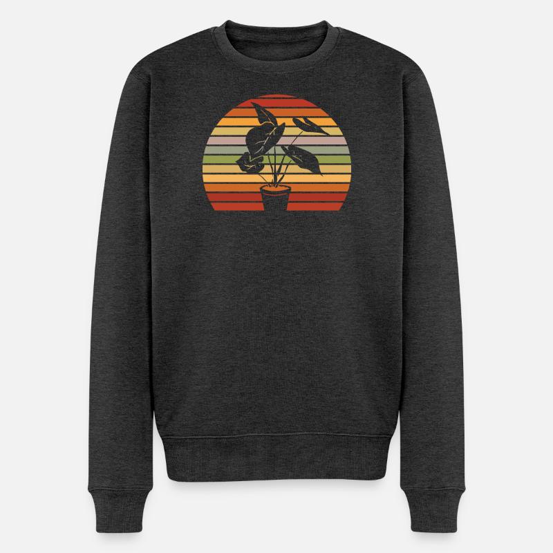 Garten- Und Pflanzenliebhaber Geschenke - Männer Premium Bio Pullover - Anthrazit meliert