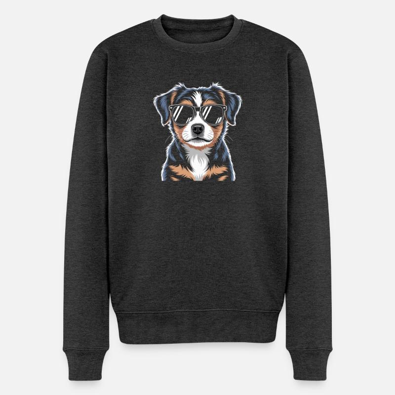 Bouvier bernois - Pull Premium bio Homme - anthracite chiné