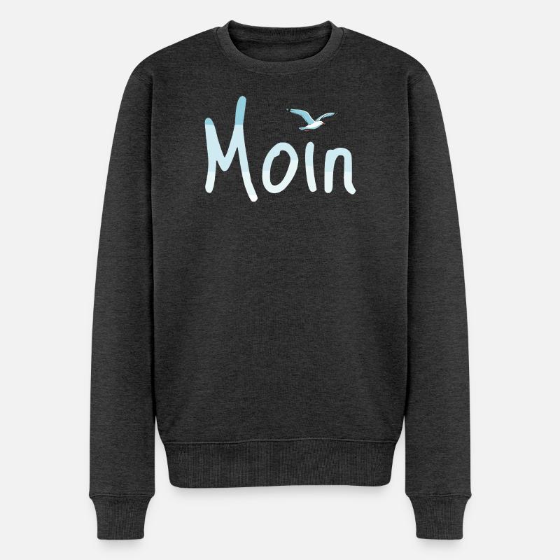 Moin Seagull - Pull Premium bio Homme - anthracite chiné