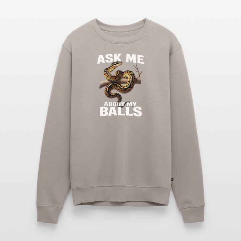 Python roi Serpents Amateurs de terrarium Python Pull Premium bio Homme