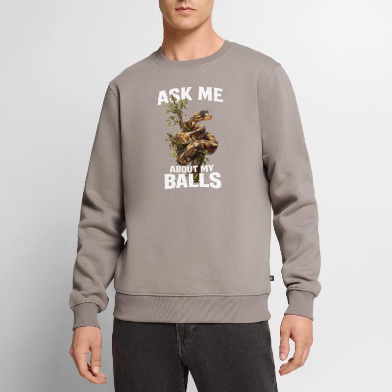 Python roi Serpents Amateurs de terrarium Python Pull Premium bio Homme