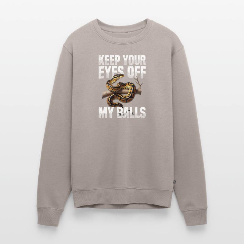 Python roi Serpents Amateurs de terrarium Python Pull Premium bio Homme