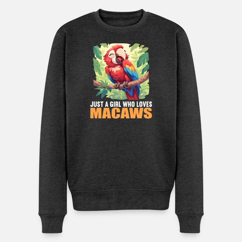Aras Ara - Männer Premium Bio Pullover - Anthrazit meliert