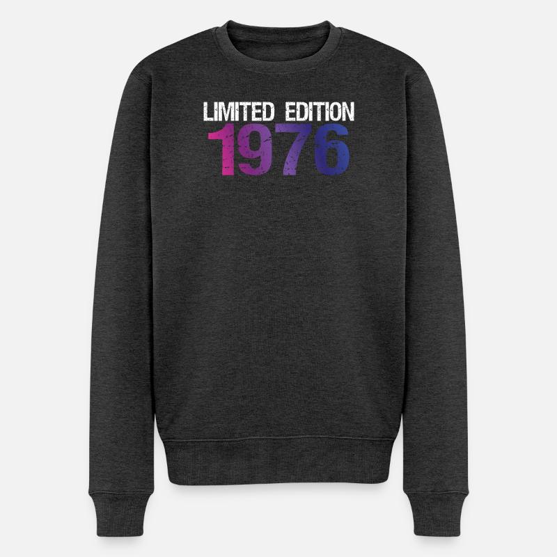 50e anniversaire édition limitée 1976 - Pull Premium bio Homme - anthracite chiné