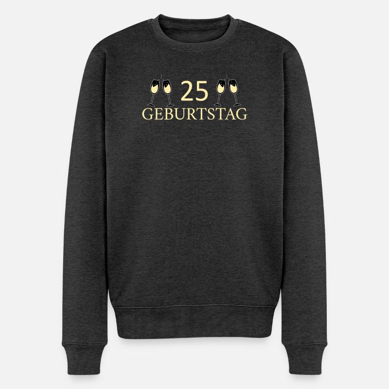 25e anniversaire 25 ans - Pull Premium bio Homme - anthracite chiné