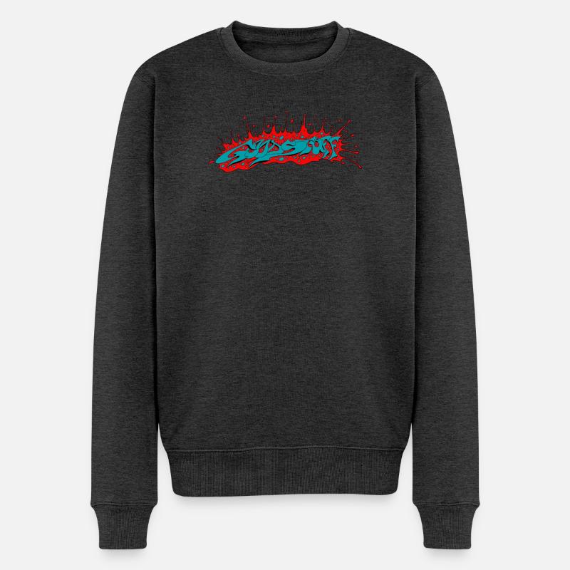 Gutes Zeug - Männer Premium Bio Pullover - Anthrazit meliert