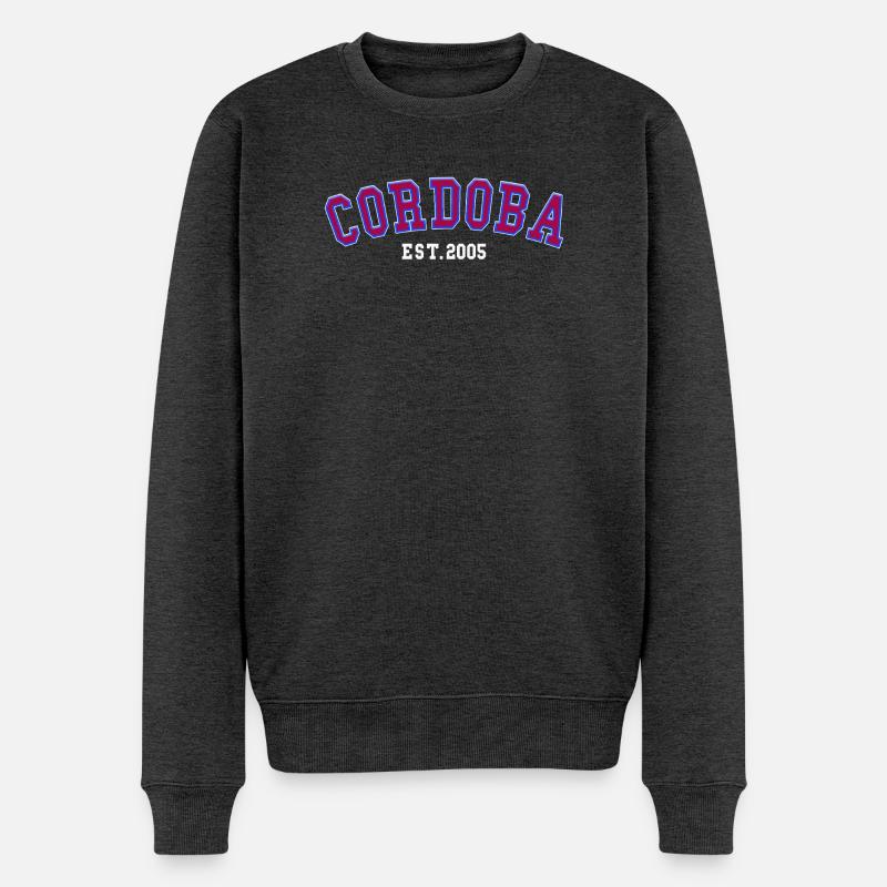 Córdoba gegründet 2005 - Männer Premium Bio Pullover - Anthrazit meliert