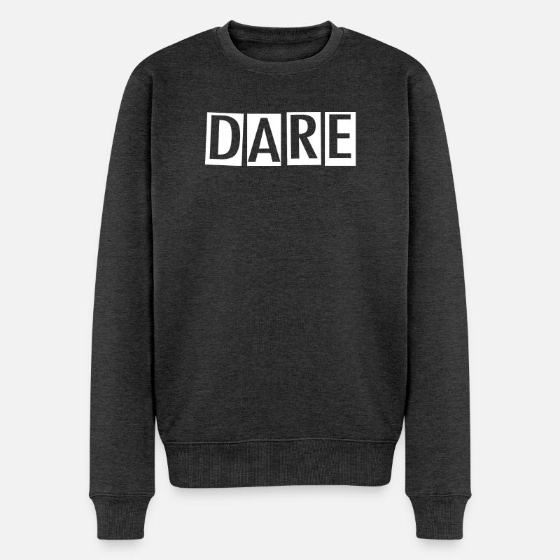 Wagen - Männer Premium Bio Pullover - Anthrazit meliert
