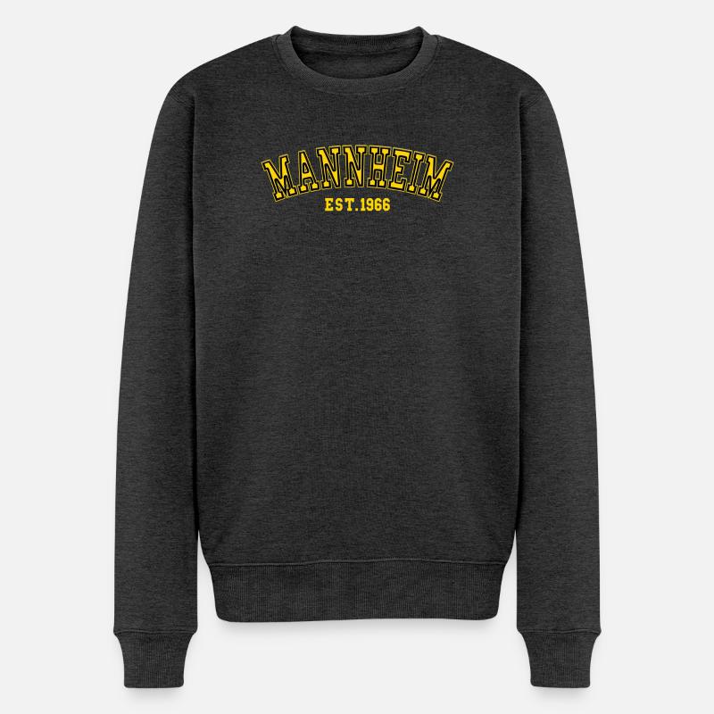Fondée à Mannheim en 1966 - Pull Premium bio Homme - anthracite chiné