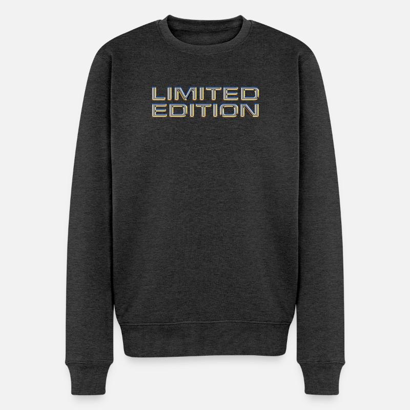 Édition limitée - Pull Premium bio Homme - anthracite chiné