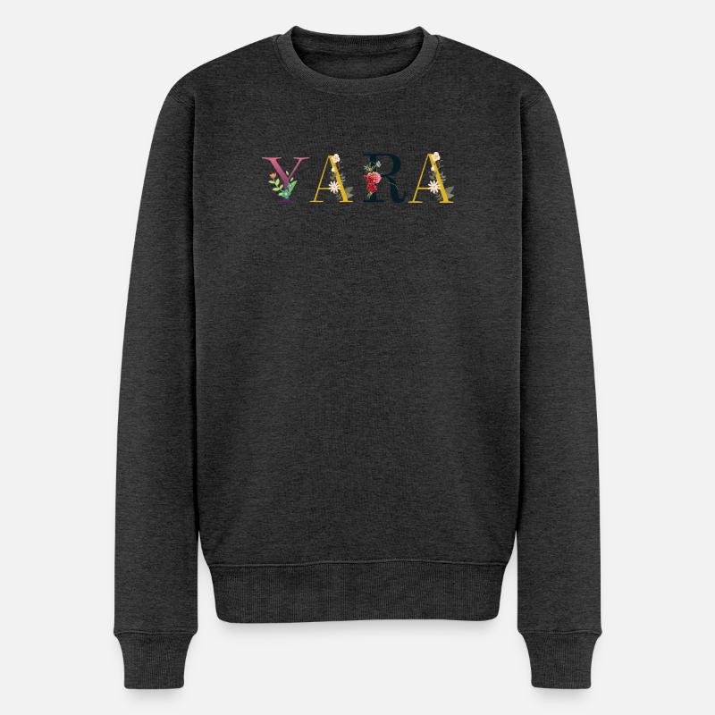 Yara - Pull Premium bio Homme - anthracite chiné