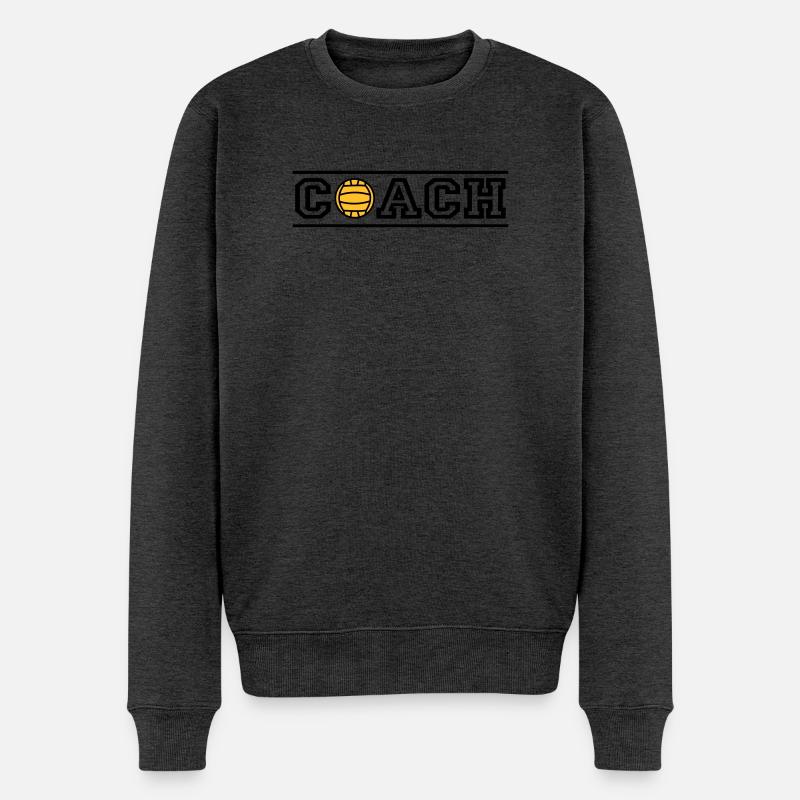 Coach - Pull Premium bio Homme - anthracite chiné
