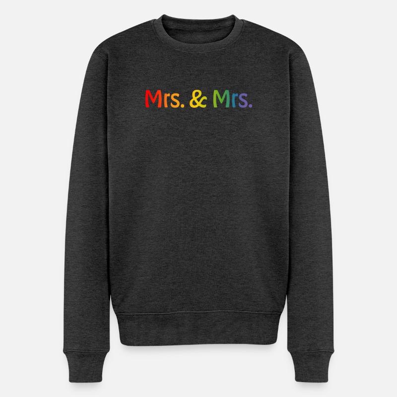 Arc-en-ciel Mme et Mme 1 - Pull Premium bio Homme - anthracite chiné
