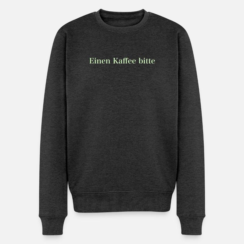 IMG 20220731 132858 973 - Männer Premium Bio Pullover - Anthrazit meliert