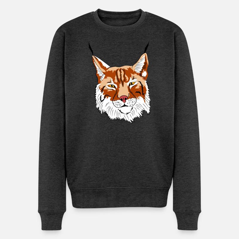 lynx - Pull Premium bio Homme - anthracite chiné