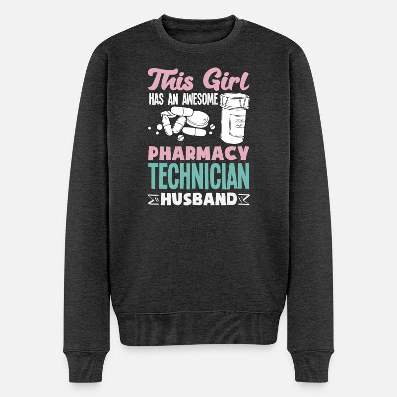 Apotheker Pharmazeutisch-technischer - Männer Premium Bio Pullover - Anthrazit meliert