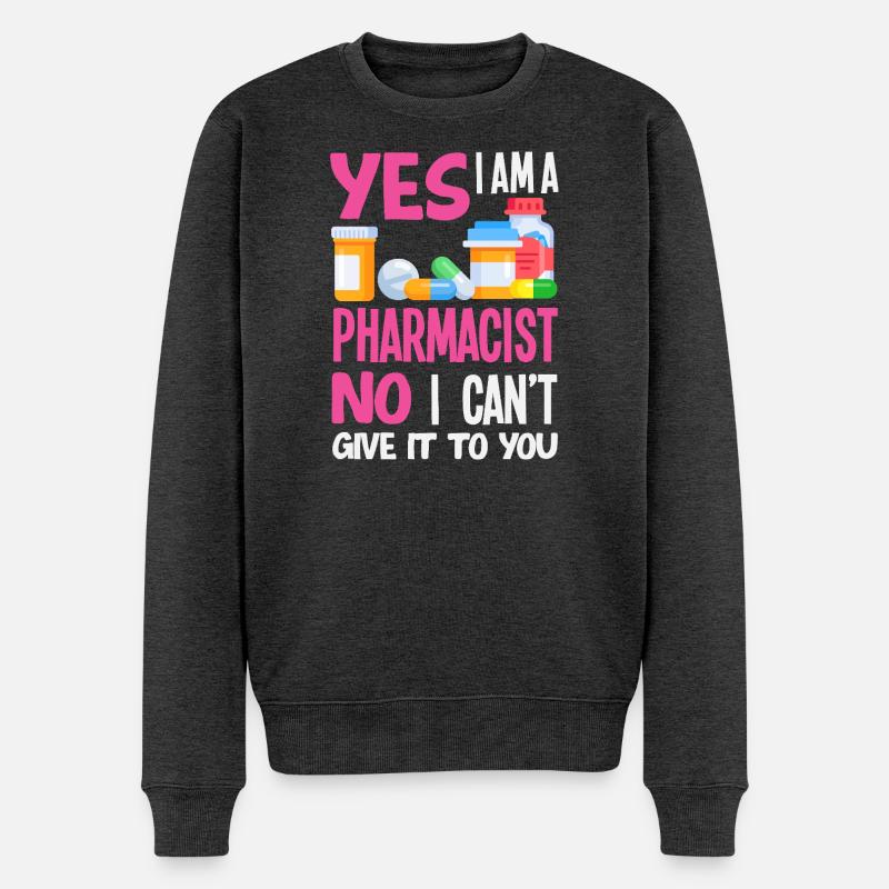 Apotheker Pharmazeutisch-technischer - Männer Premium Bio Pullover - Anthrazit meliert