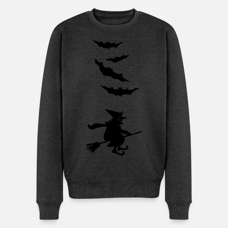 Sorcière - Pull Premium bio Homme - anthracite chiné