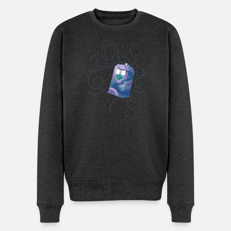 All The Wonders - Männer Premium Bio Pullover - Anthrazit meliert