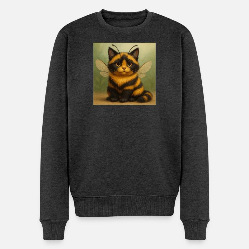 Humatze - Männer Premium Bio Pullover - Anthrazit meliert