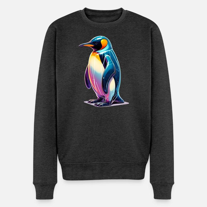 Pingouin - Pull Premium bio Homme - anthracite chiné