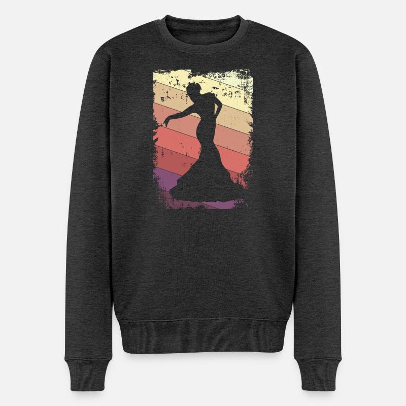 Danseuse - Pull Premium bio Homme - anthracite chiné