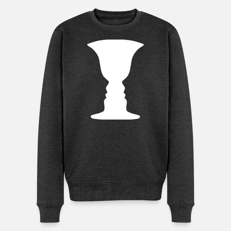 Was ist es? - Männer Premium Bio Pullover - Anthrazit meliert