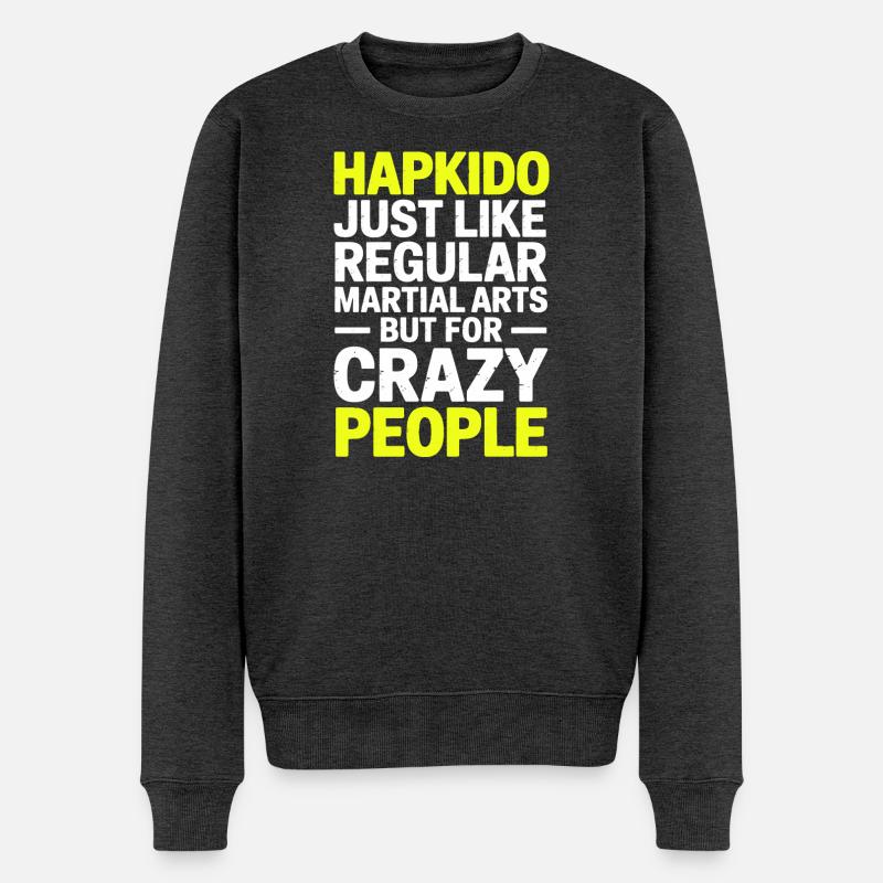 Hapkido Hap Ki Do Cadeaux - Pull Premium bio Homme - anthracite chiné