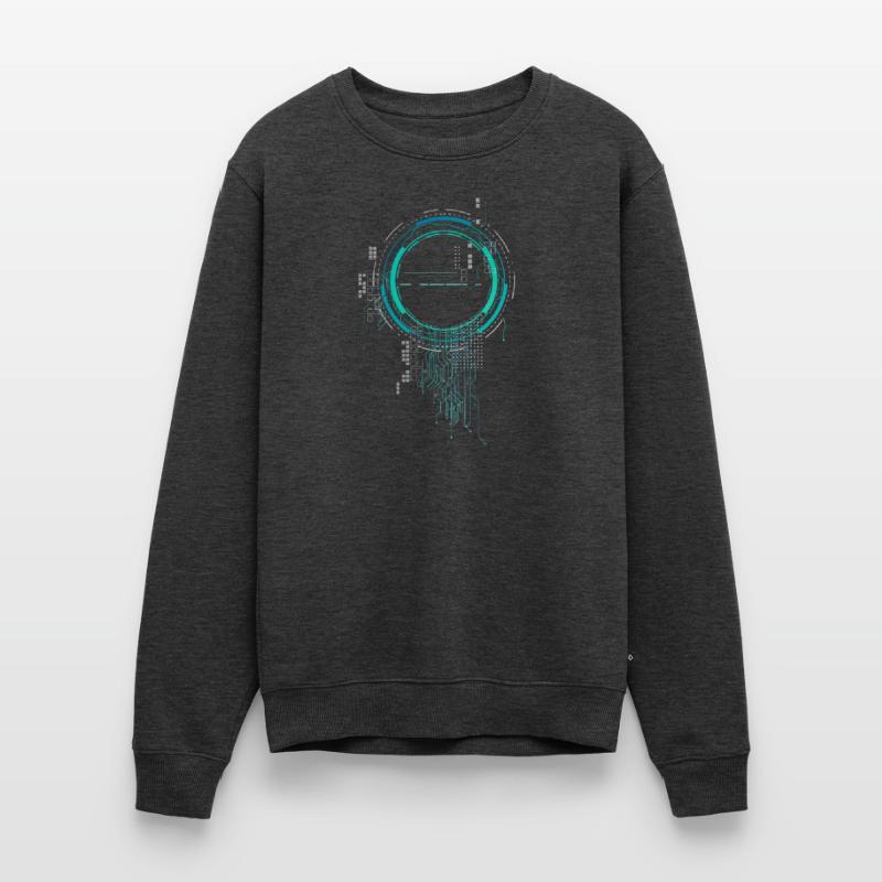 cpu pc nerd spaceship sci-fi core board lol cod Men's Premium Organic Jumper