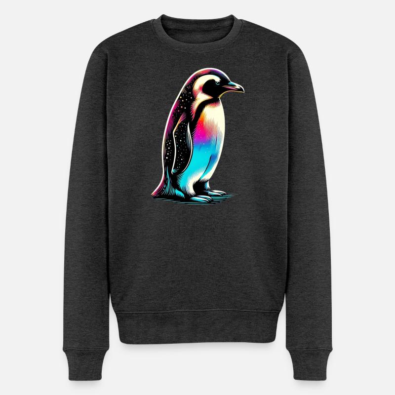 Pingouin - Pull Premium bio Homme - anthracite chiné