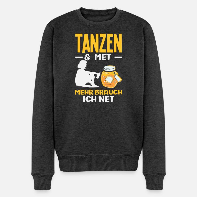 Danser - Pull Premium bio Homme - anthracite chiné