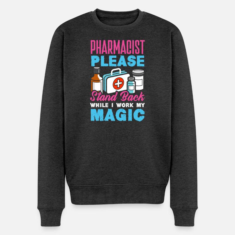 Apotheker Pharmazeutisch-technischer - Männer Premium Bio Pullover - Anthrazit meliert