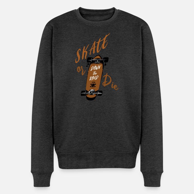 Patineur - Pull Premium bio Homme - anthracite chiné